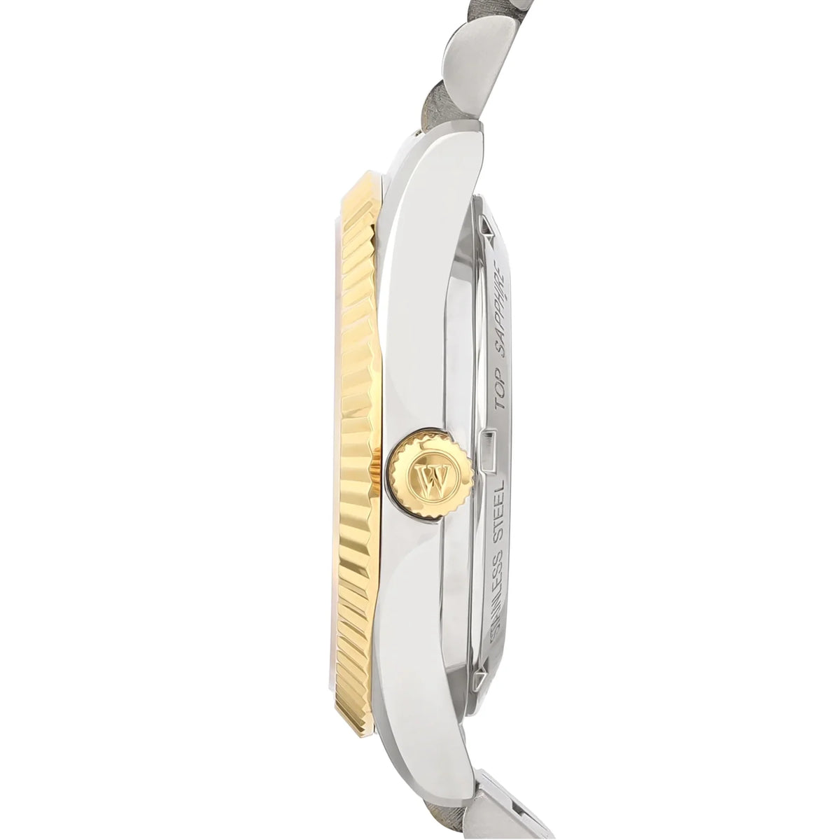 West End Women's Silver Tone Case Turquoise Dial Automatic Watch