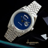 Blue chairman watch
