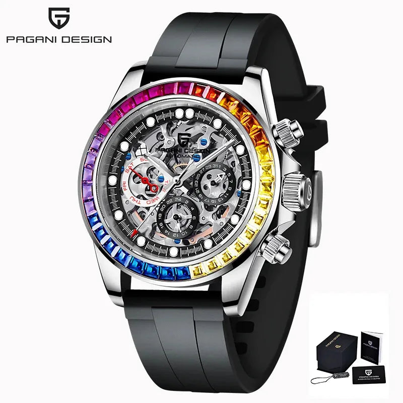 PAGANI DESIGN Men's Automatic Rainbow 40mm | PD-1653