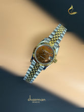 ساعة نسائية من تشيرمان جينيف براون بمينا عربية وتاريخ وسلسلة فضية وذهبية