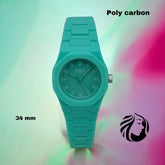 ساعة شيرمان جينيف بولي كاربون سكاي بلو للرجال