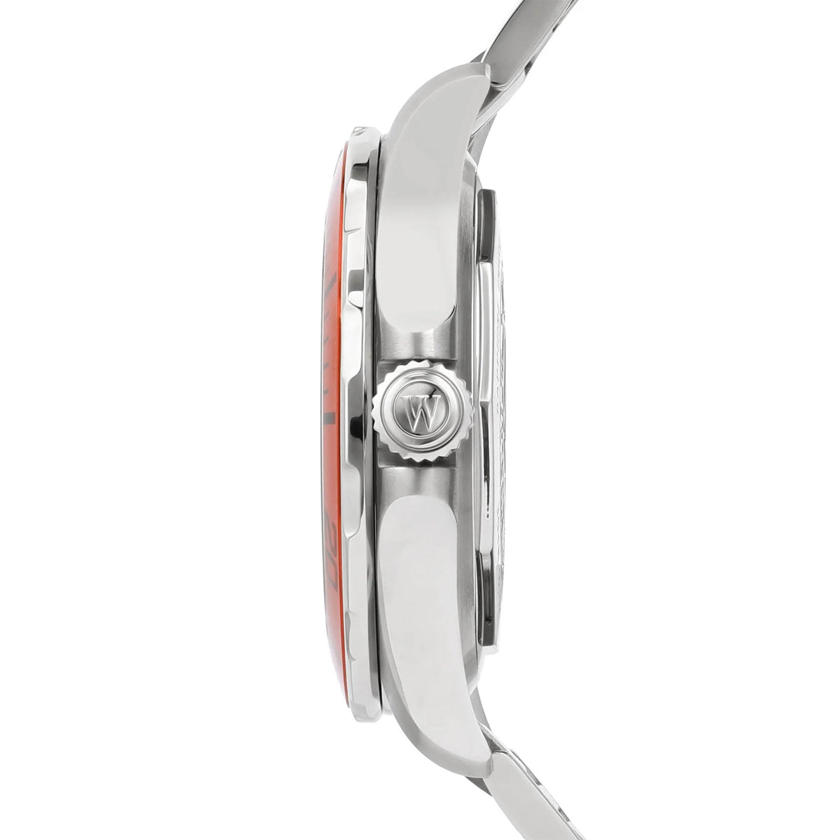 ساعة ويست إند للرجال أوتوماتيكية بعلبة فضية اللون ومينا سوداء