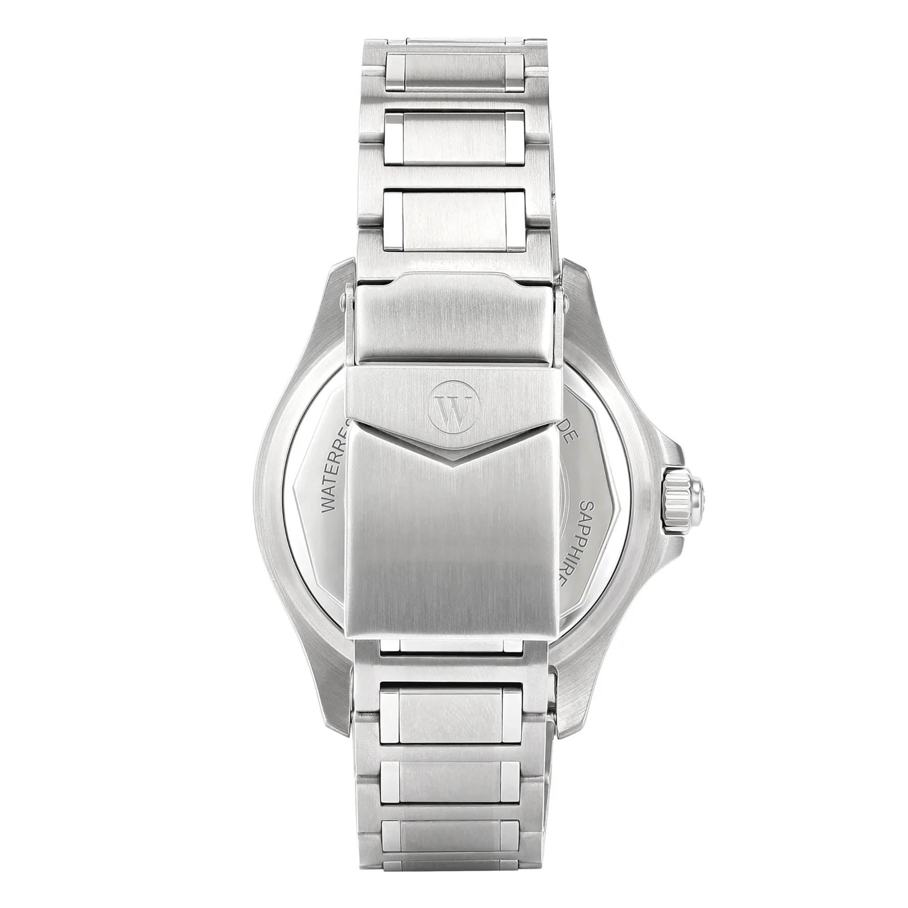 West End Men's Silver Tone Case Black Dial Automatic Watch
