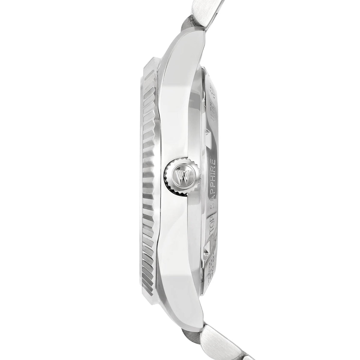 ساعة ويست إند النسائية الأوتوماتيكية بعلبة فضية اللون ومينا خضراء