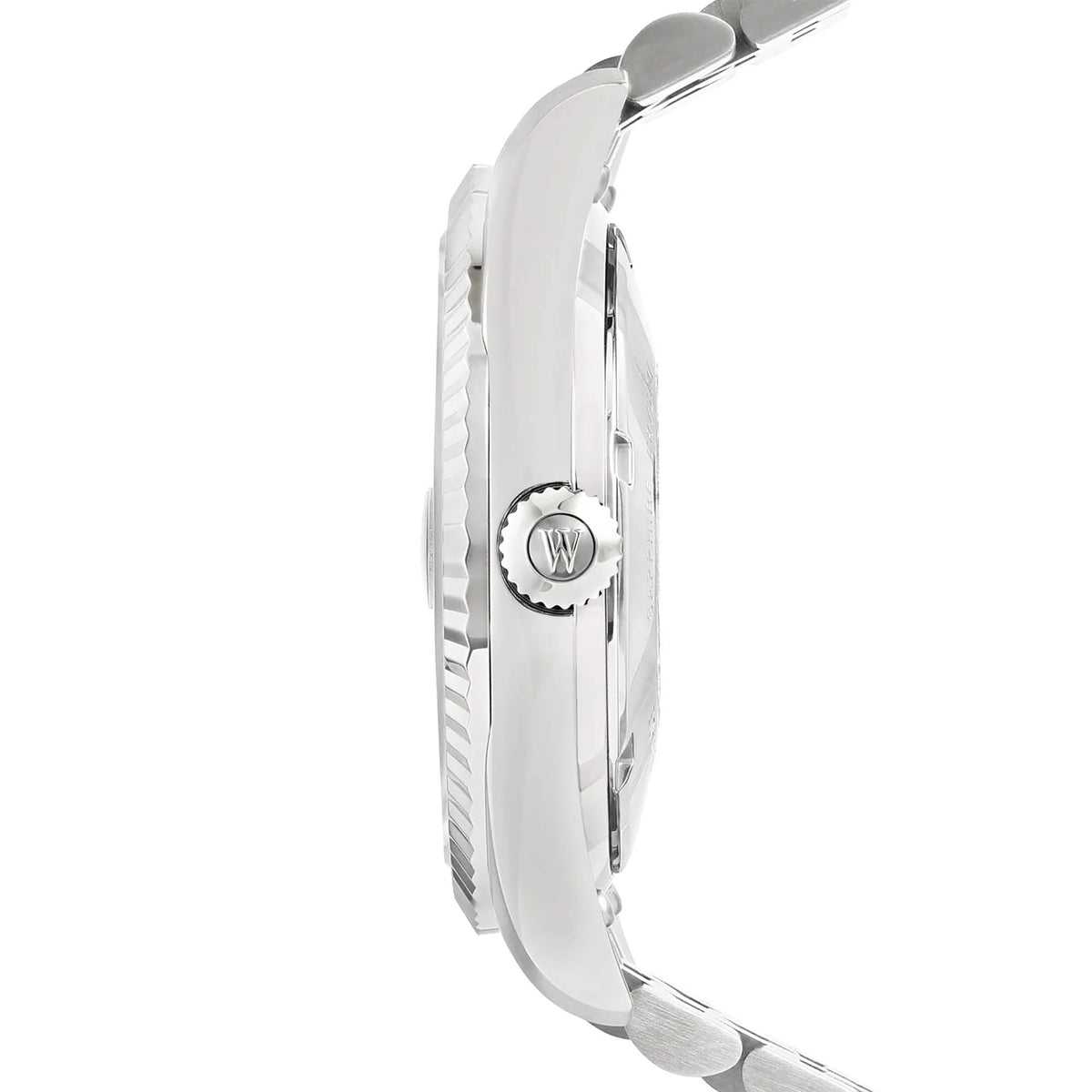 West End Men's Silver Tone Case Blue Dial Automatic Watch