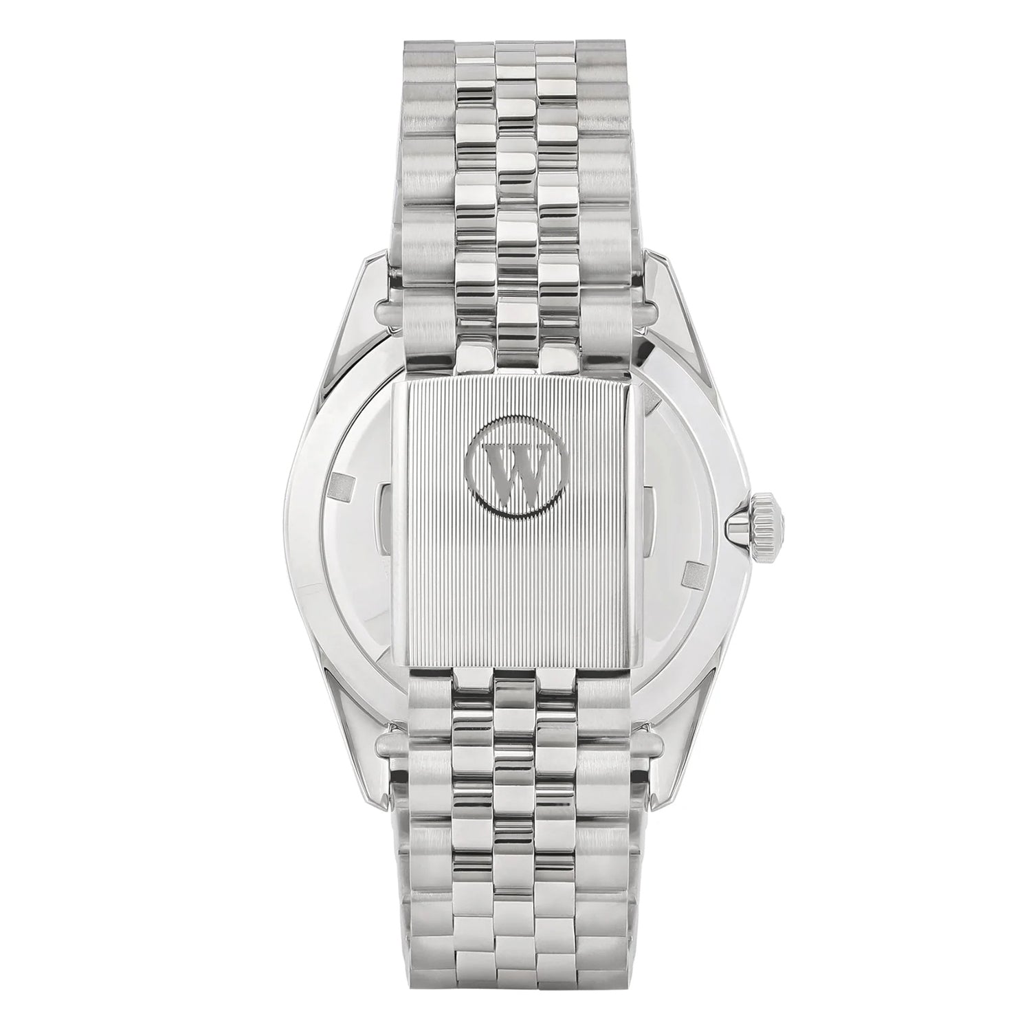 West End Men's Silver Tone Case Turquoise Arabic Dial Automatic Watch