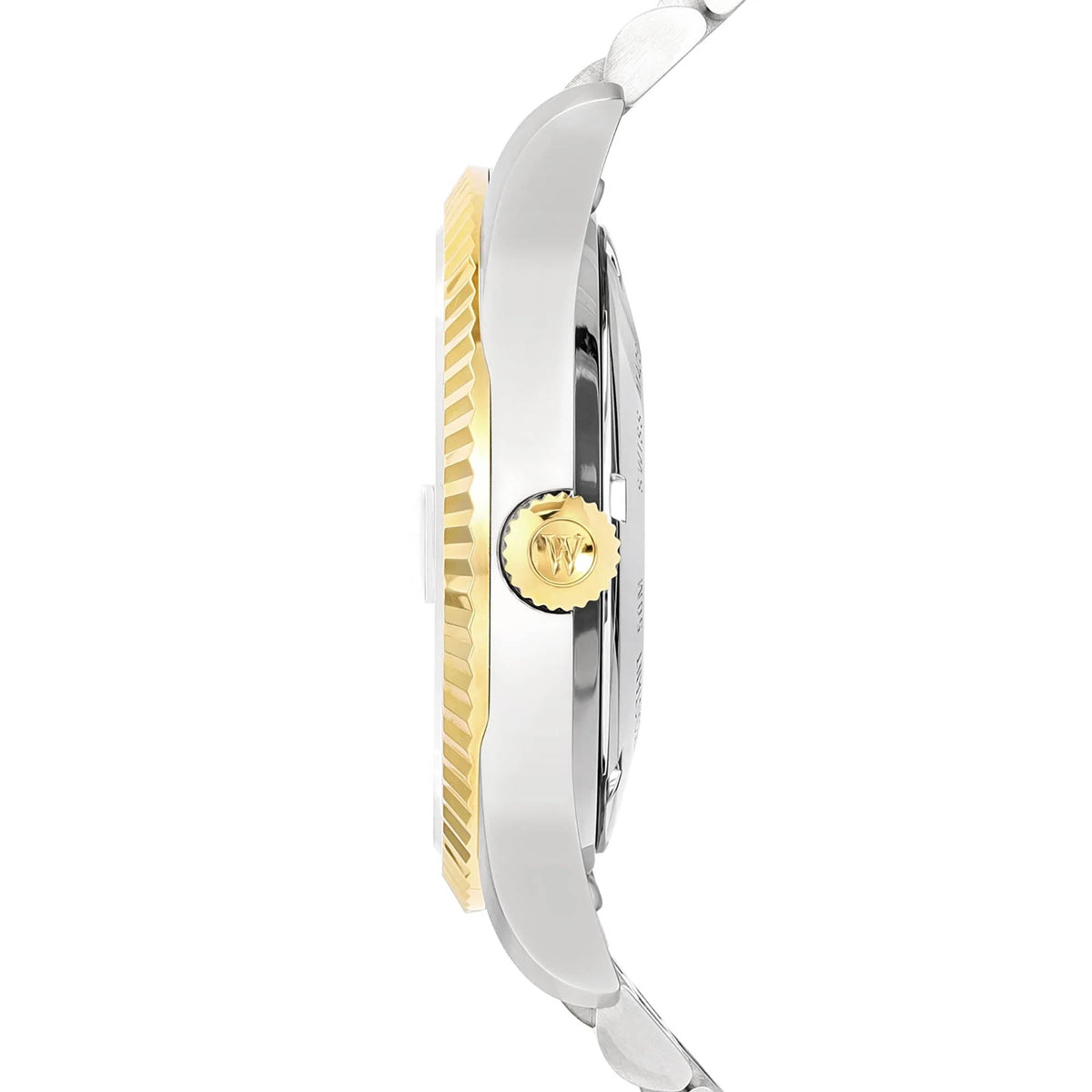 West End Men's Silver Tone Case Green Dial Automatic Watch