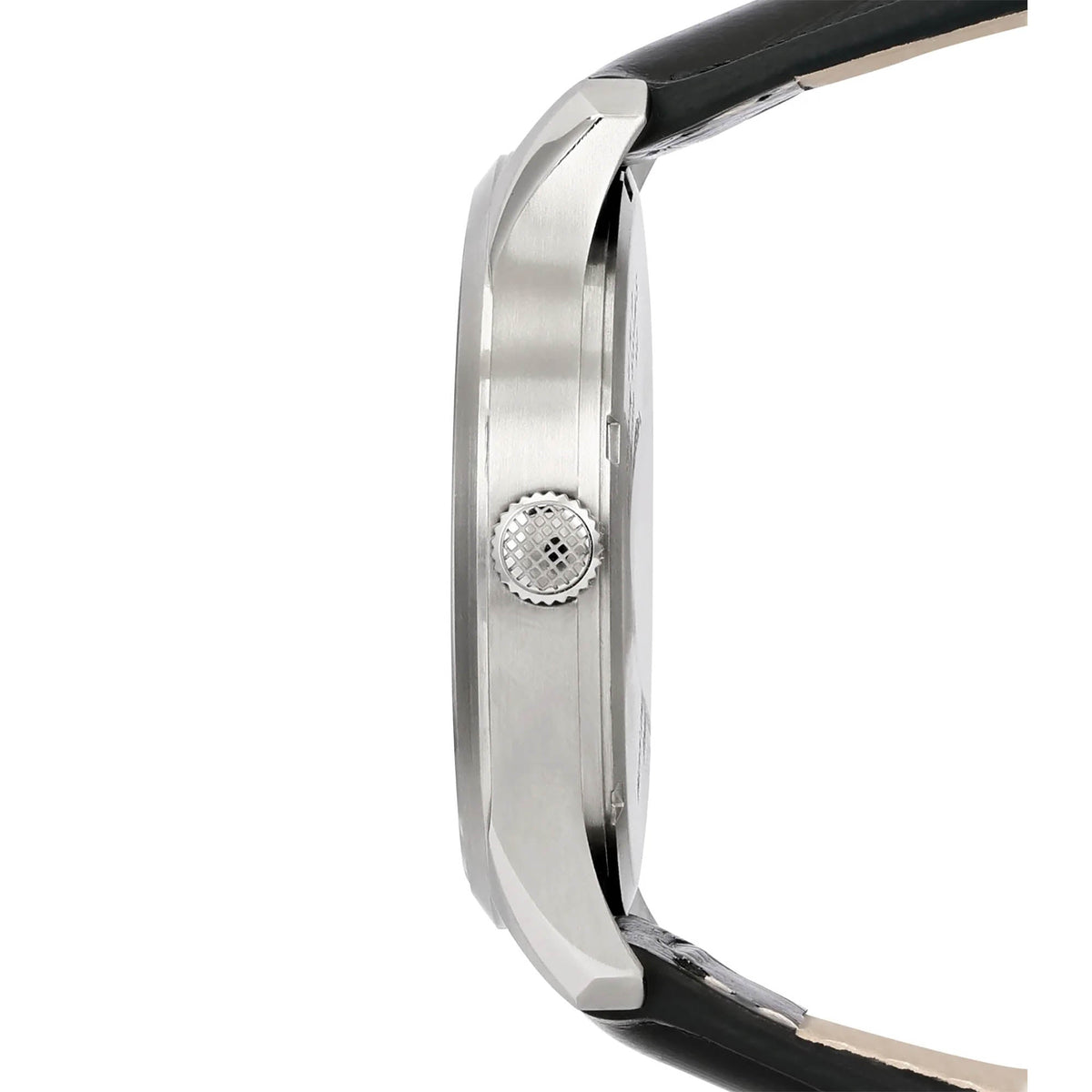 ساعة ويست إند للرجال بهيكل فضي ومينا فضي وسوار كوارتز