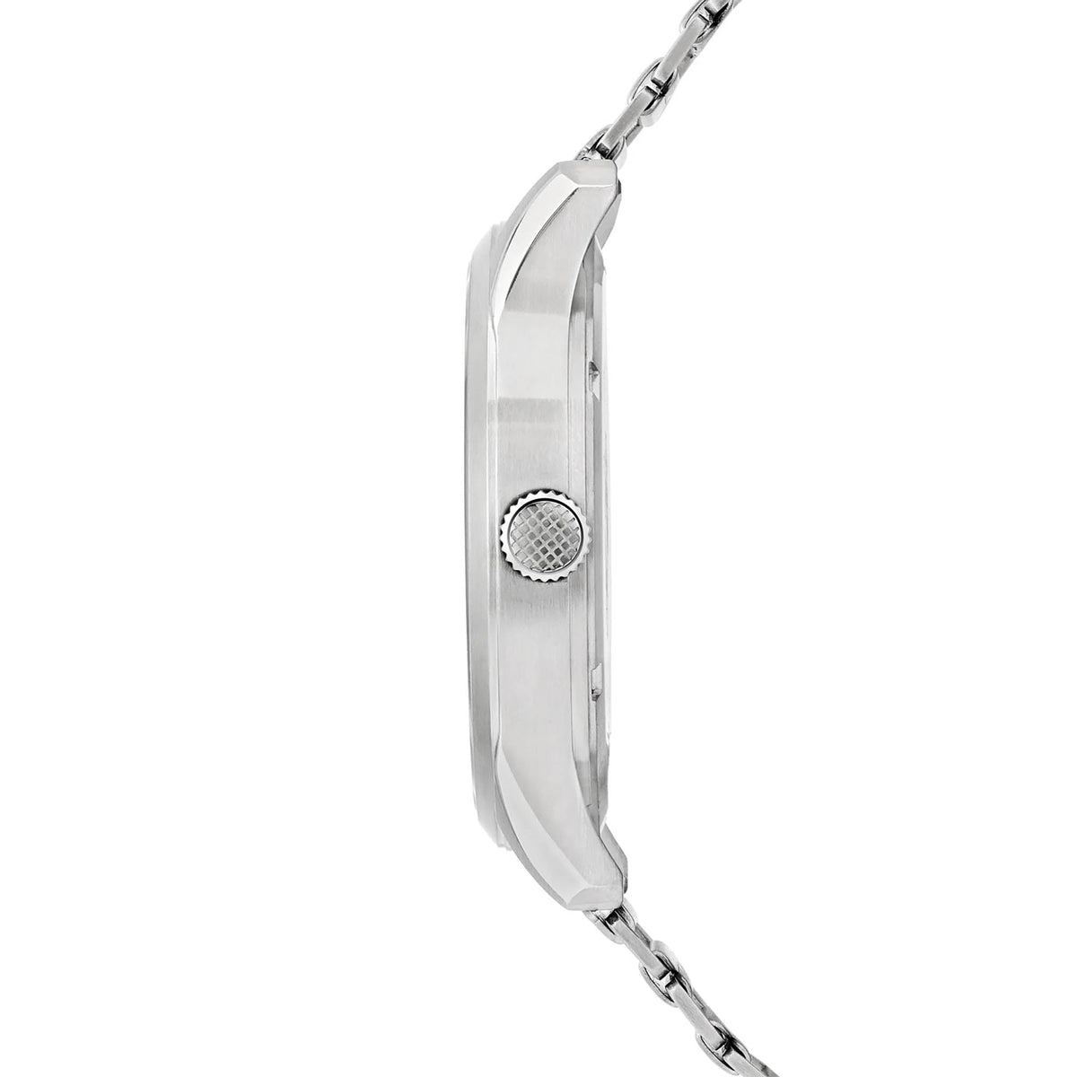 ساعة ويست إند للرجال بهيكل فضي ومينا فضي وسوار كوارتز