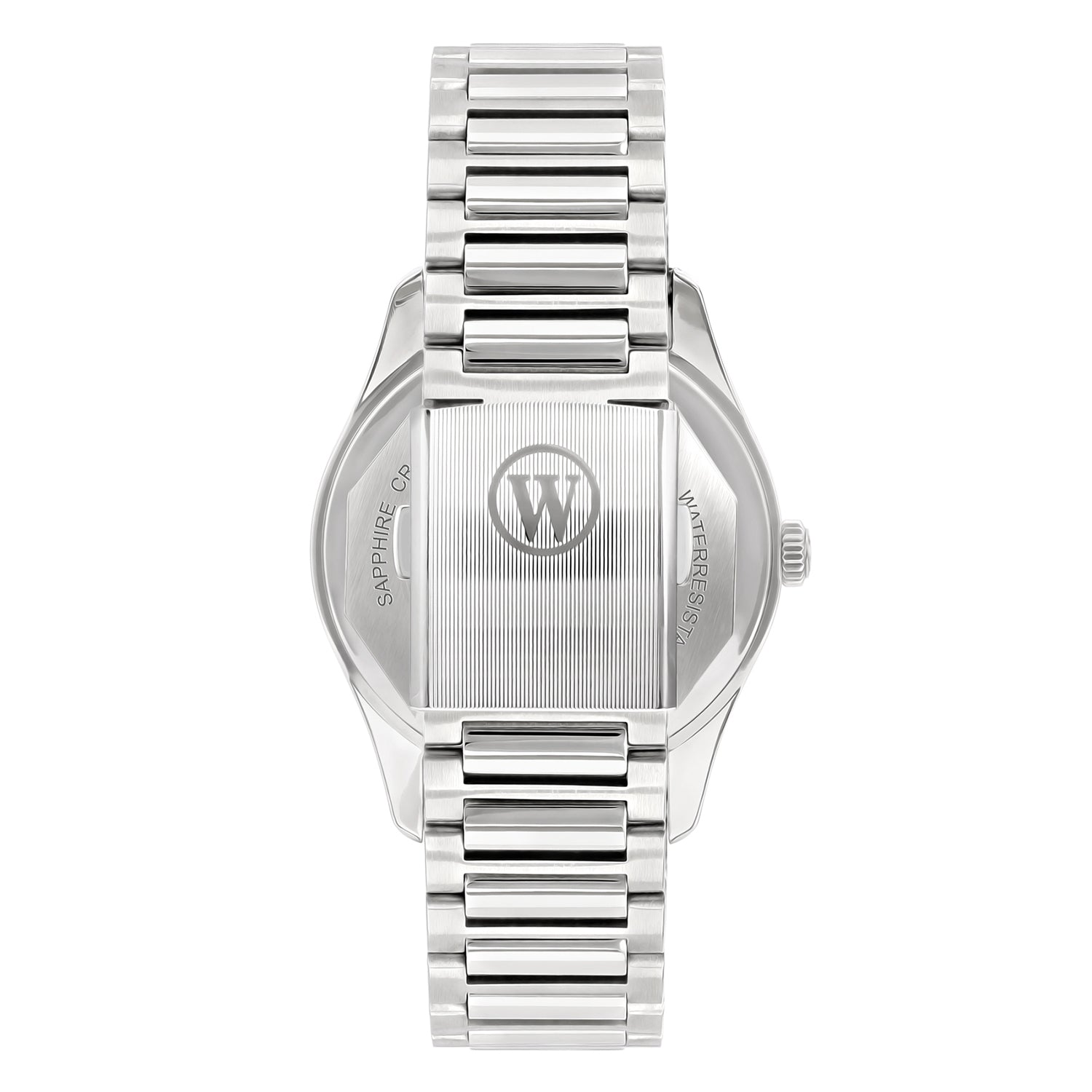 West End Men's Silver Tone Case Black Dial Automatic Watch