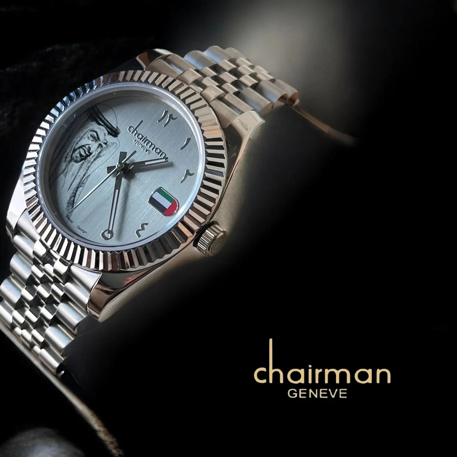 Chairman Geneve Muhammad Bin Zayed Watch 40mm - Quartz