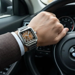 Chairman Geneve UAE Emblem Dated Roman Dial for Men