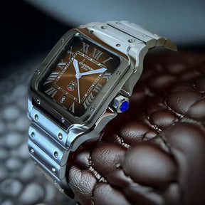 Chairman Geneve UAE Emblem Dated Roman Dial for Men