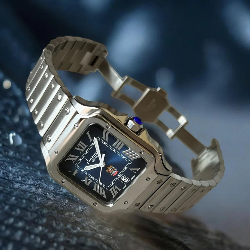 Chairman Geneve UAE Emblem Dated Roman Dial for Men