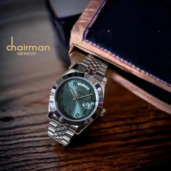 Original Chairman Arabic Numbers & Date Luxury Men's Watch One-Clickpicks