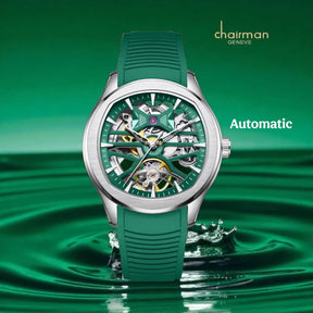 Chairman Geneve Skeleton Automatic Rubber For Men's