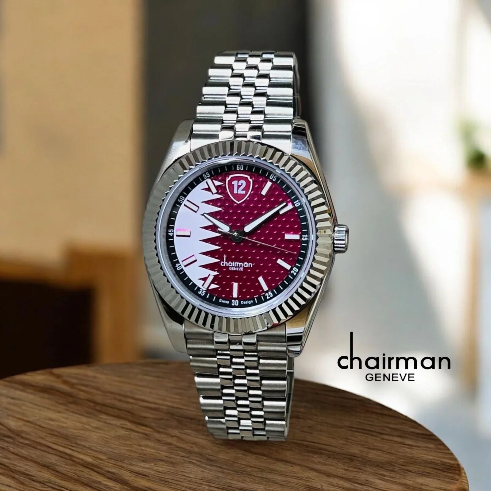 Chairman Geneve Qatar Flag Edition For Men's